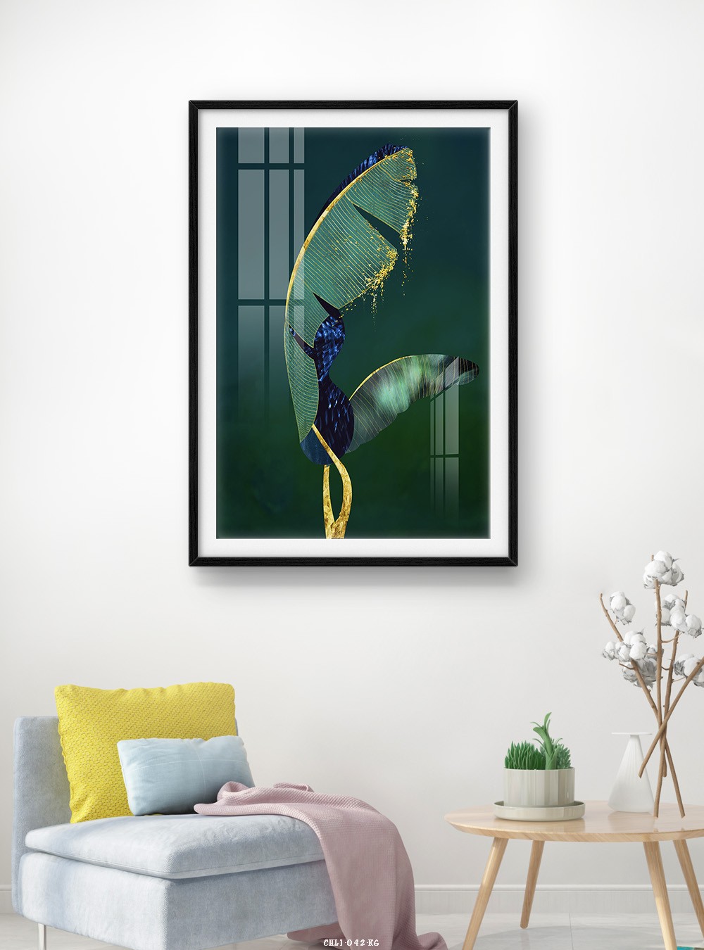 Lá chuối cách điệu CHL1-042-KG